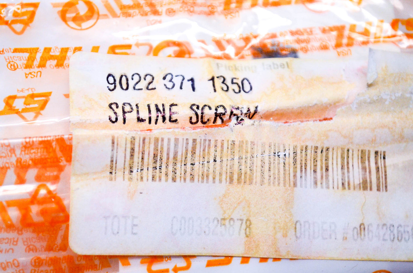 New OEM Stihl 9022-371-1350, RIBE 12.9 Spline Screw M6x25 NOS