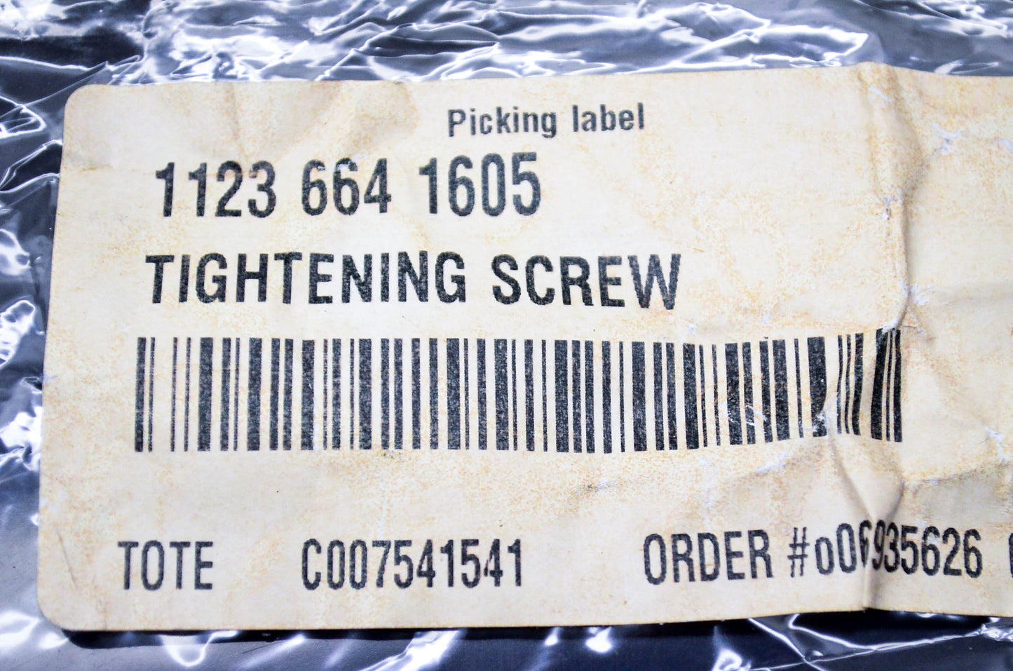 New OEM Stihl 1123-664-1605, A 8.8 Tightening Screw NOS