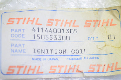 New OEM Stihl 4114-400-1305, 4B Ignition Coil NOS