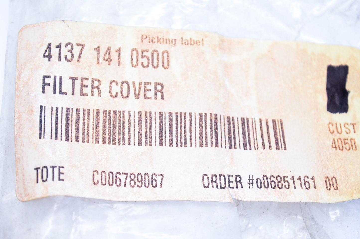New OEM Stihl 4137-141-0500, 4137 1410500A, HDPE 0501A 212US Air Filter Cover NOS