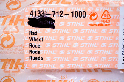 New OEM Stihl 4133-712-1000, 4133 712 1000A Wheel NOS