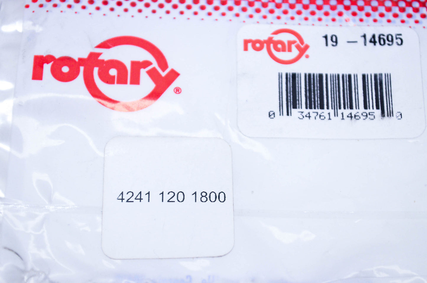 Rotary 4241-120-1800, 19-14695 Air Filter Foam NOS