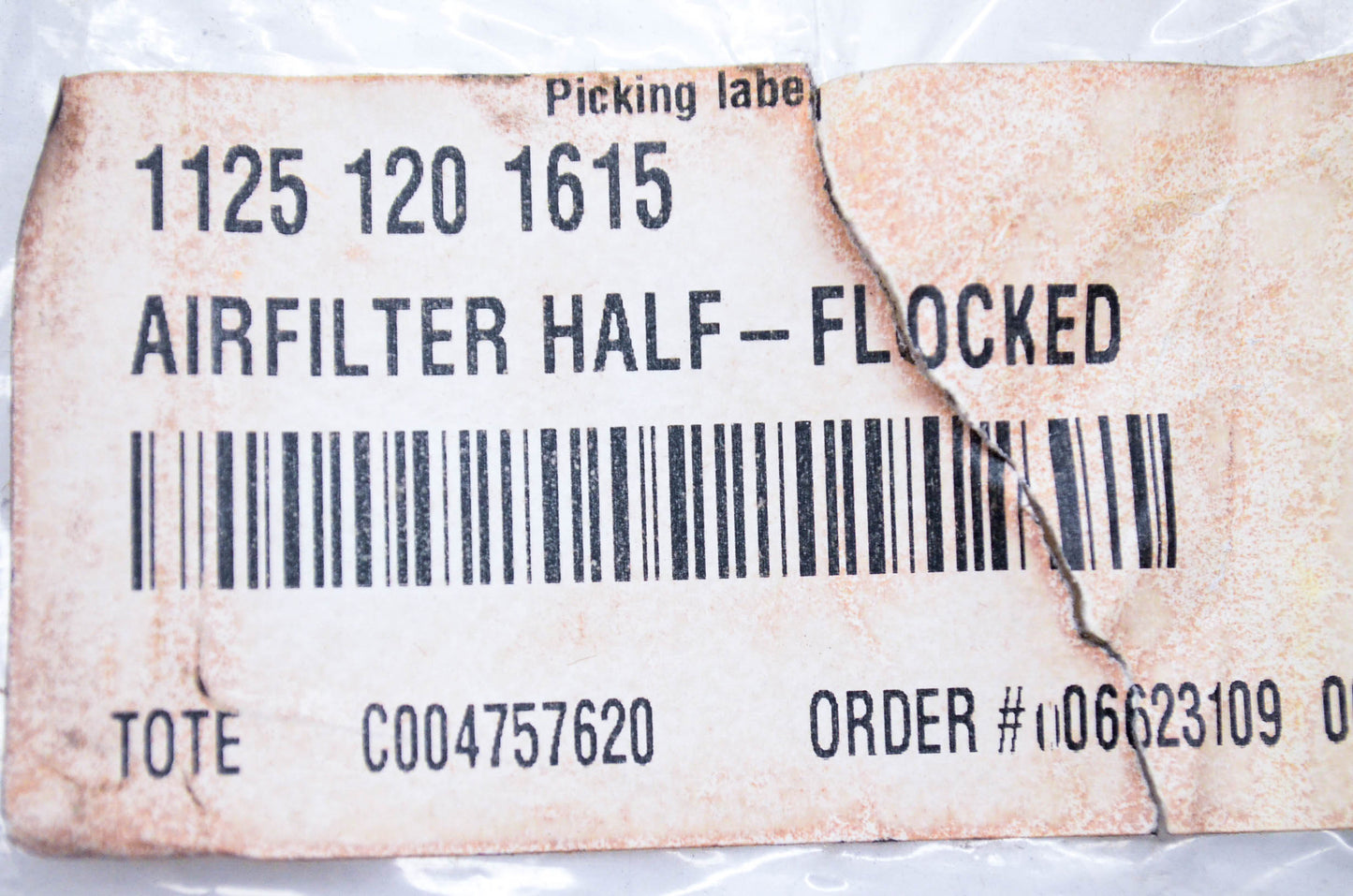 New OEM Stihl 1125-120-1615 Air Filter - Half Flocked NOS