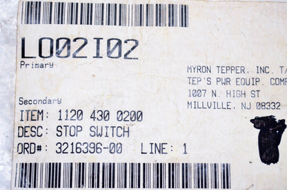 New OEM Stihl 1120-430-0200, LO02I02 Stop Switch NOS