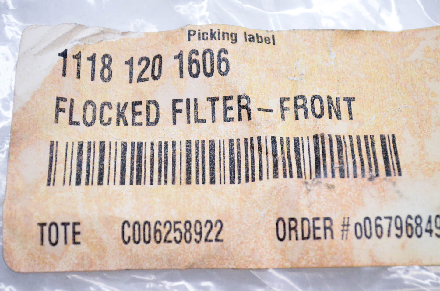 New OEM Stihl 1118-120-1606 Air Filter Flocked Front NOS