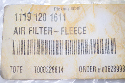New OEM Stihl 1119-120-1611 Air Filter Fleece NOS