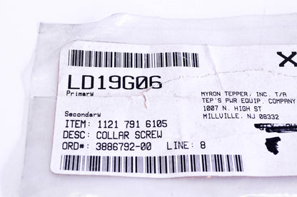 New OEM Stihl 1121-791-6105, LD19G06 Collar Screw NOS