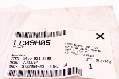 New OEM Stihl 9455-621-3490, LC09H05 Circlip NOS