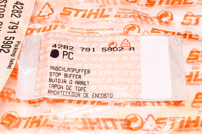 New OEM Stihl 4282-791-5902, 4282-791-5902 A, 4282 102A 30 Stop Buffer NOS