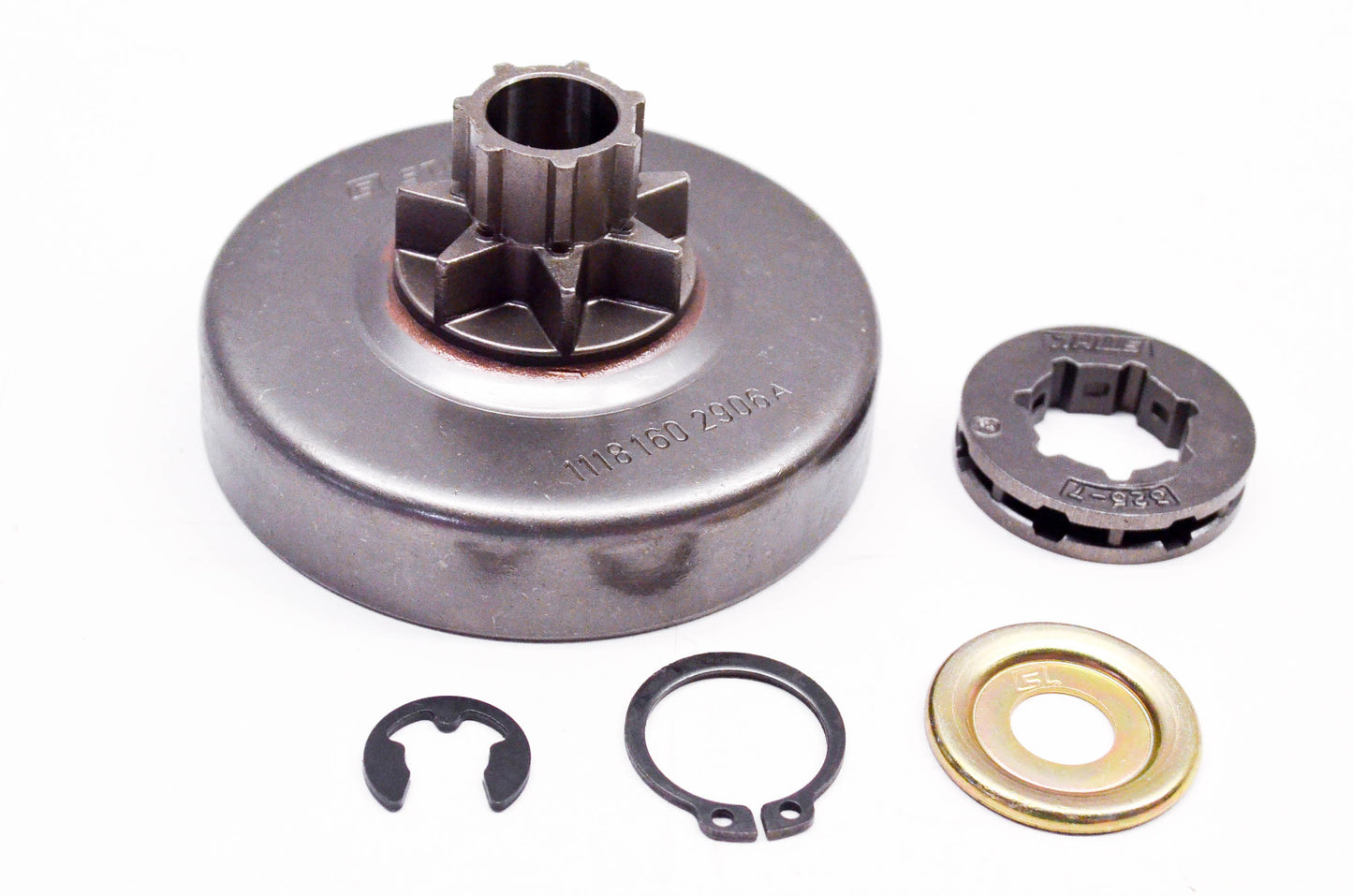 New OEM Stihl 1118-007-1004 Rim Sprocket Kit .325" 7T NOS