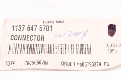 New OEM Stihl 1137-647-5701 Connector NOS