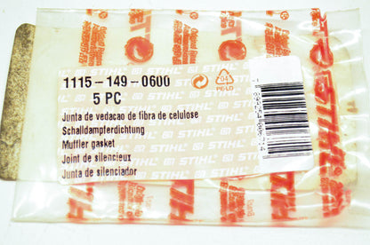New OEM Stihl 1115-149-0600 Exhaust Gasket NOS