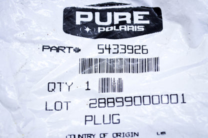 New OEM Polaris 5433926 Pan Plug NOS