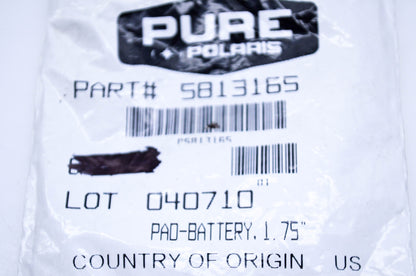 New OEM Polaris 5813165 Battery Pad NOS