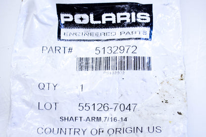 New OEM Polaris 5132972 Arm Shaft 7/16-14 NOS