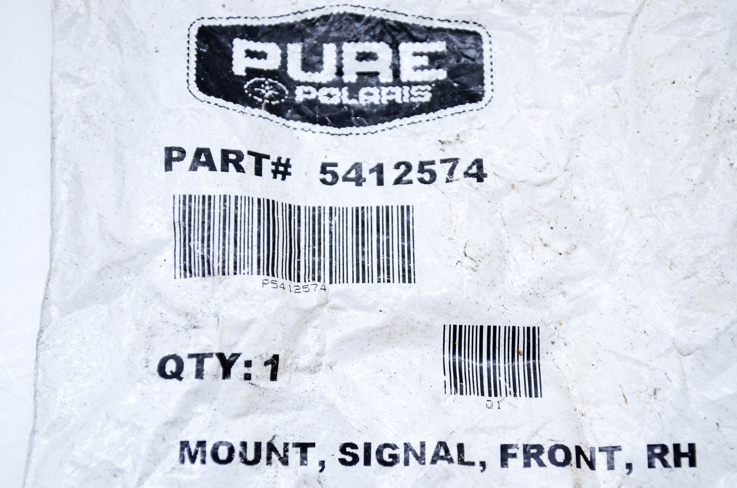 New OEM Polaris 5412574 Right Hand Front Signal Mount NOS