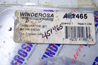 Winderosa 451465 Carburetor Kit NOS