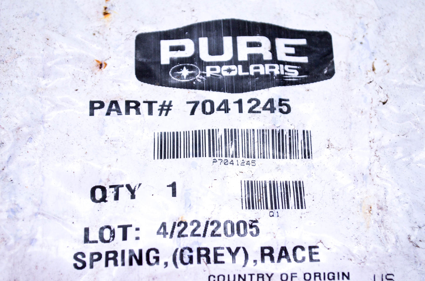 New OEM Polaris 7041245 Spring NOS