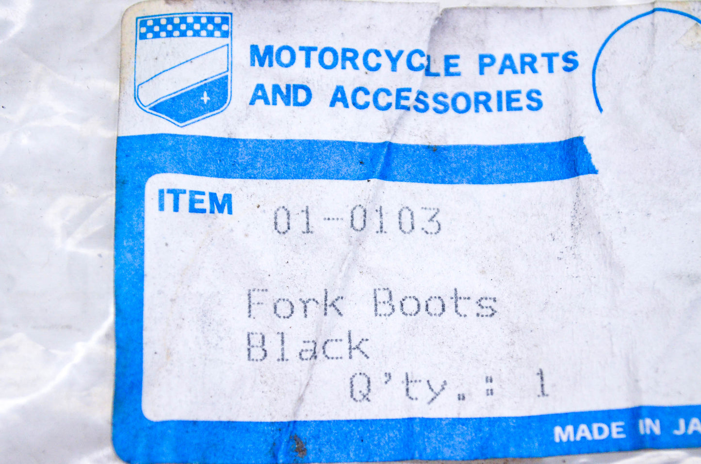 LeMans 01-0103 Fork Boots Pair NOS