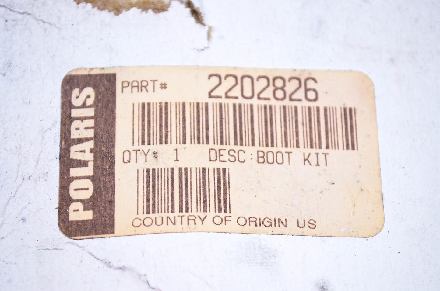 New OEM Polaris 2202826 Boot Kit NOS
