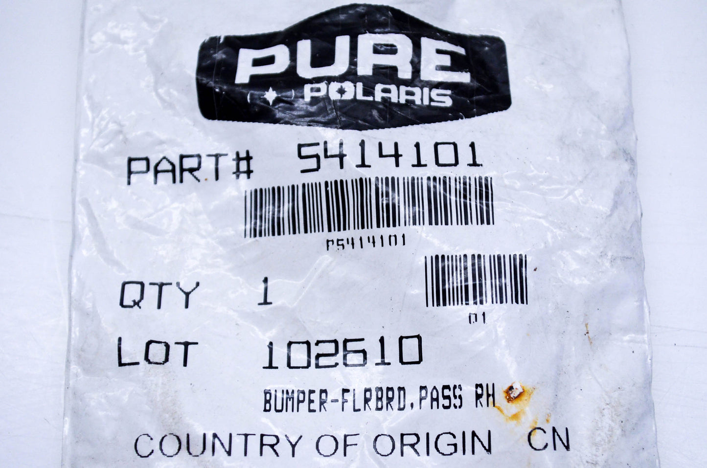 New OEM Polaris 5414101 Right Passenger Bumper NOS