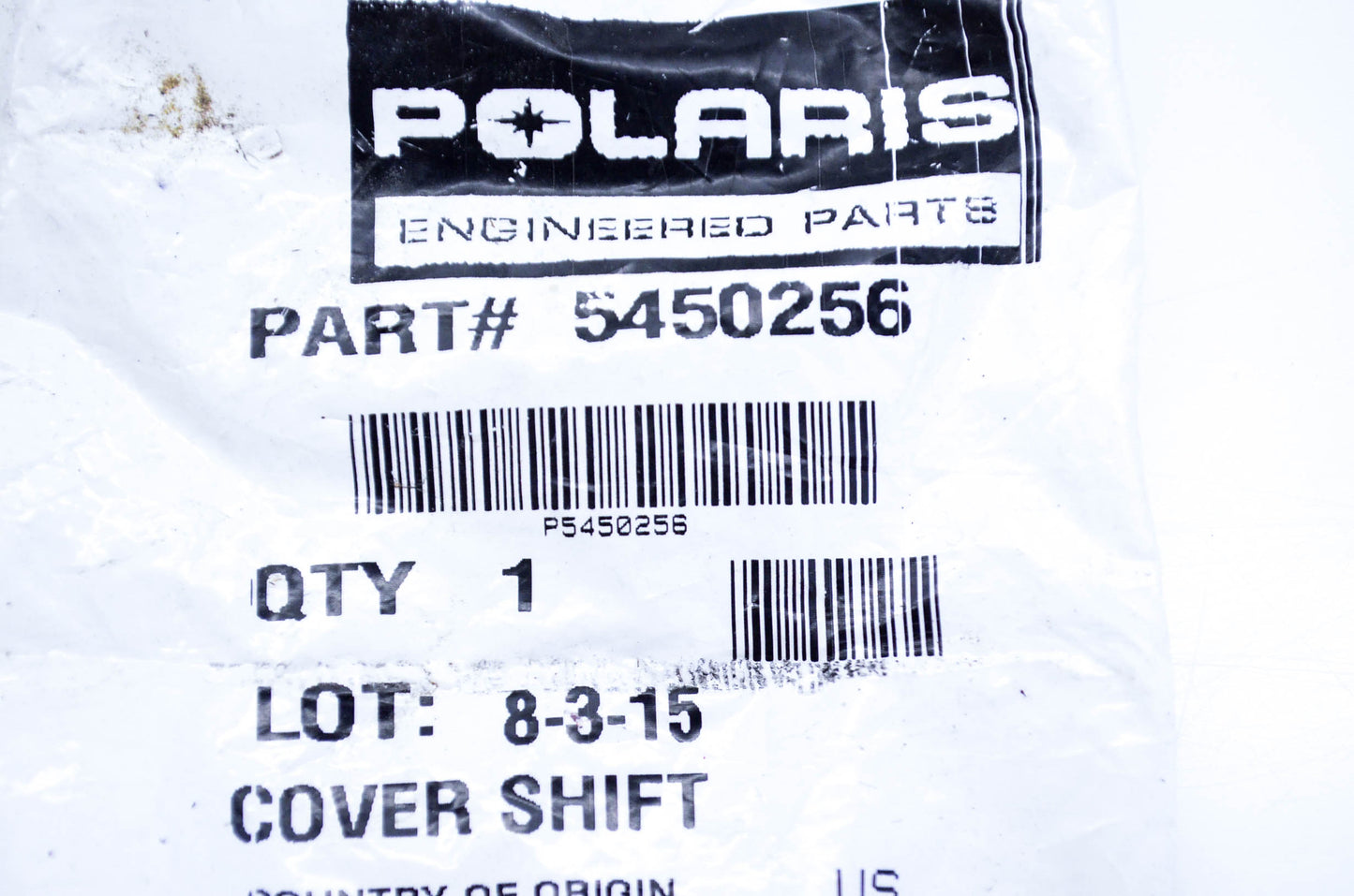 New OEM Polaris 5450256 Shift Cover NOS