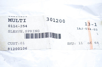 New OEM Arctic Cat 0114-254 Spring Sleeve NOS