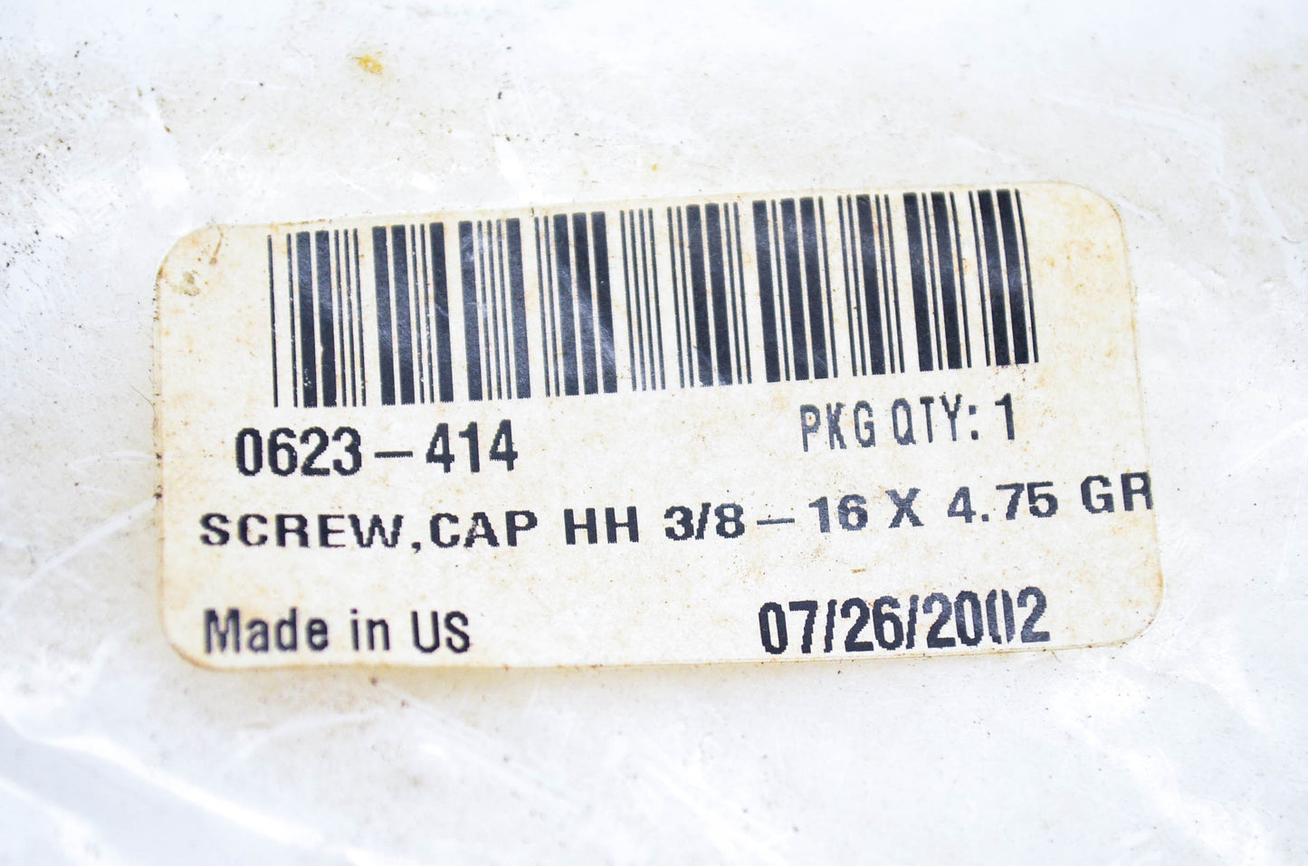 New OEM Arctic Cat 0623-414 Cap Screw HH 3/8-16x4.75 NOS