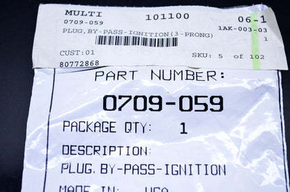 New OEM Arctic Cat 0709-059 By Pass Ignition Plug NOS