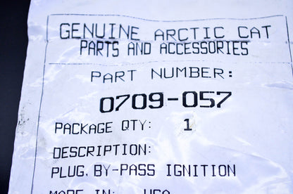 New OEM Arctic Cat 0709-057 By Pass Ignition Plug NOS