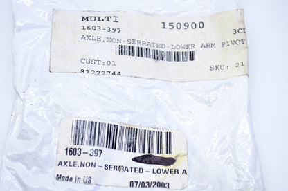 New OEM Arctic Cat 1603-397 Lower Arm Pivot Non Serrated Axle NOS