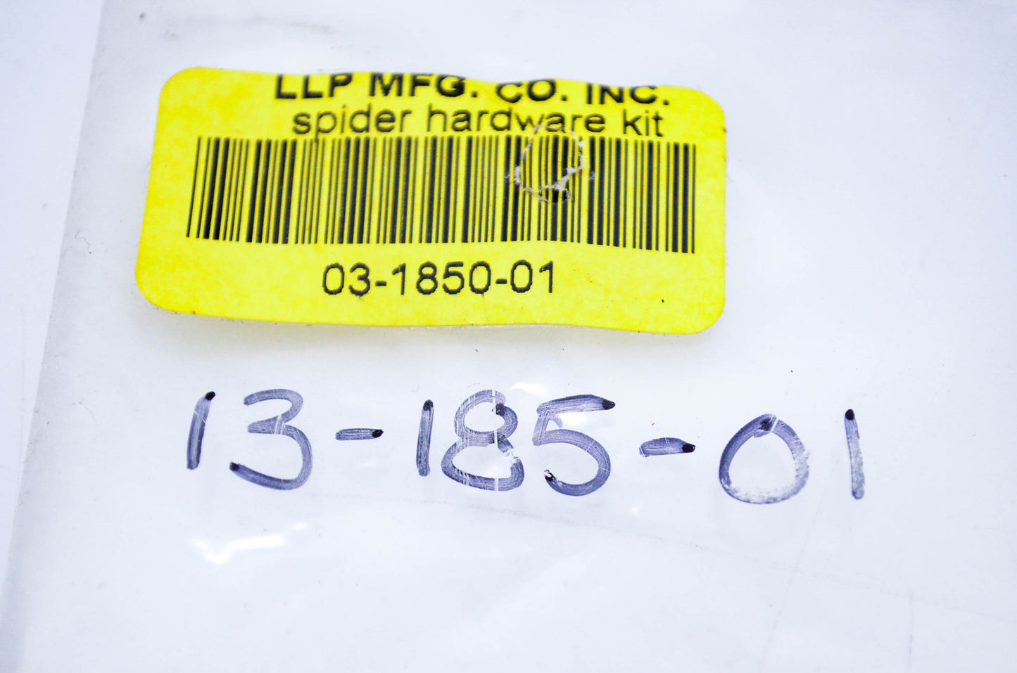 LLP MFG 03-1850-01, 13-185-01 Spider Hardware NOS