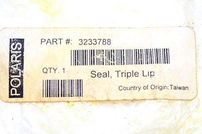 New OEM Polaris 3233788 Triple Lip Seal NOS