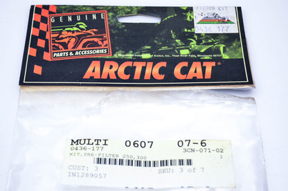 New OEM Arctic Cat 0436-177 Pre Filter Kit 250,300 NOS