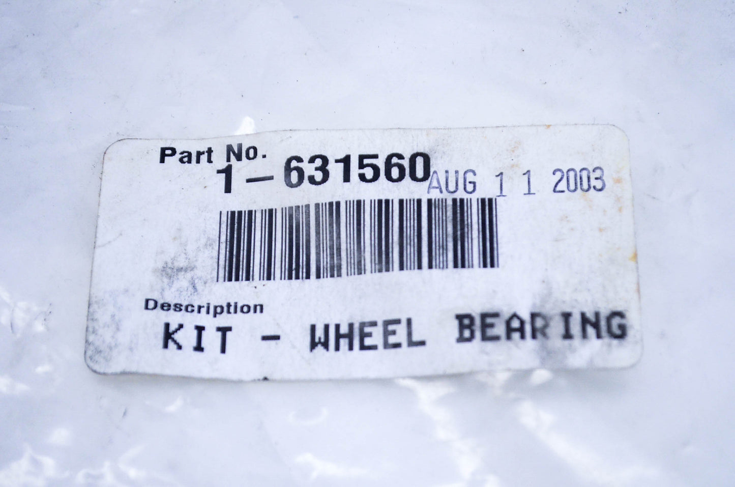Exmark 1-631560, 631560 Wheel Bearing Kit NOS