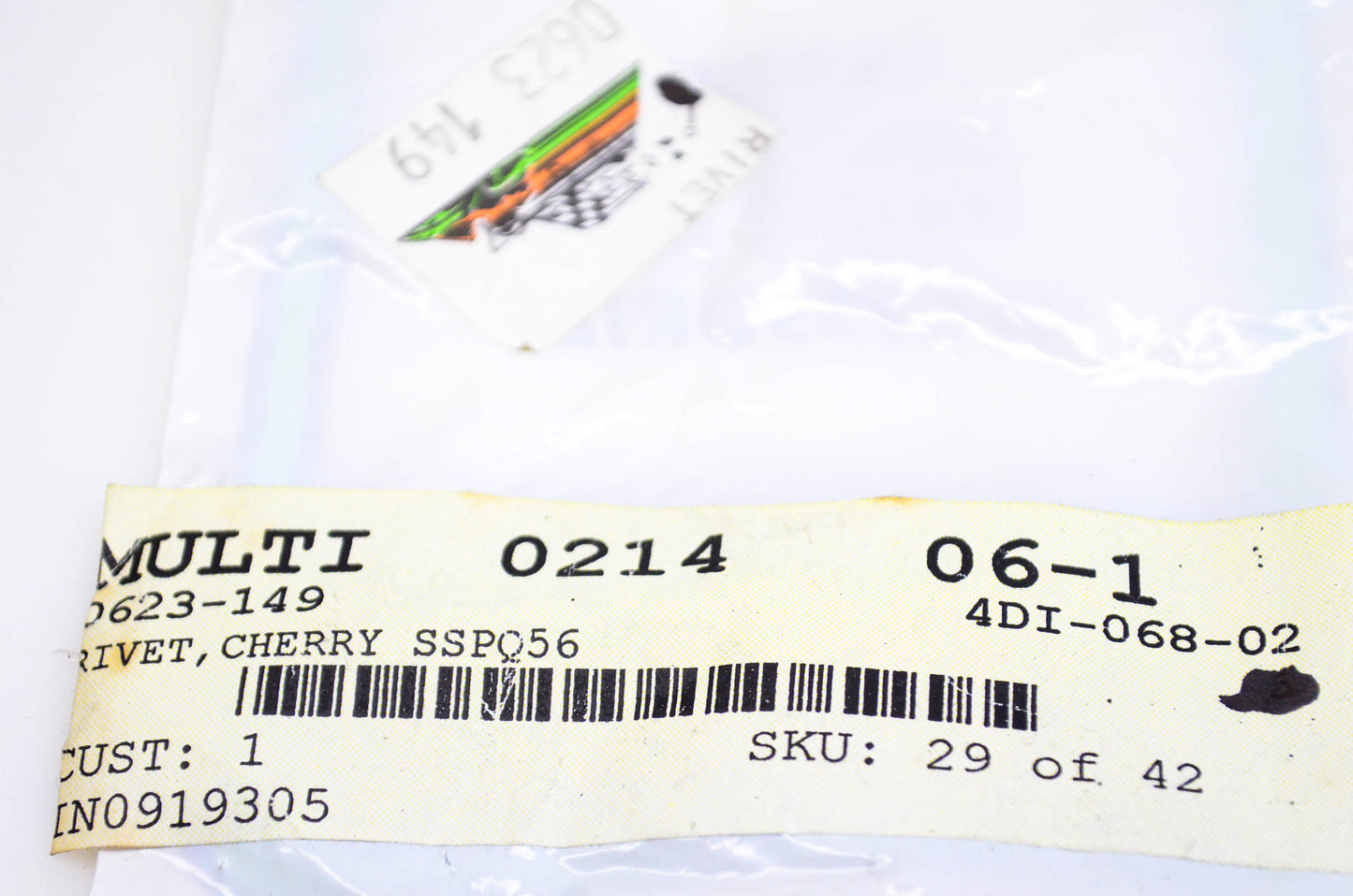 New OEM Arctic Cat 0623-149 Cherry Rivet NOS