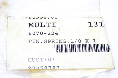 New OEM Arctic Cat 8070-224 Spring Pin 1/8x1 NOS