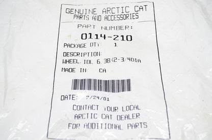New OEM Arctic Cat 0114-210 Idler Wheel 6.38 NOS