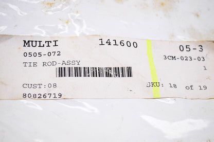 New OEM Arctic Cat 0505-072 Tie Rod Assembly NOS