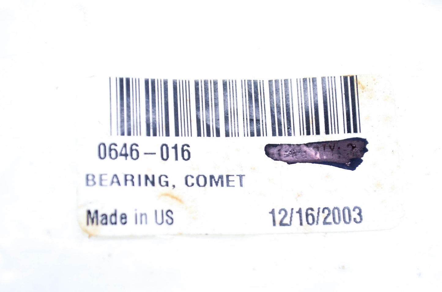 New OEM Arctic Cat 0646-016 Comet Bearing NOS