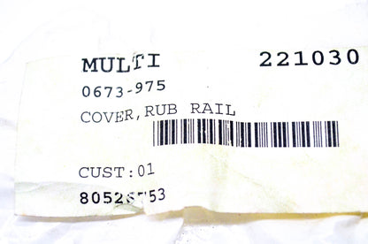 New OEM Arctic Cat 0673-975 Rub Rail Cover NOS