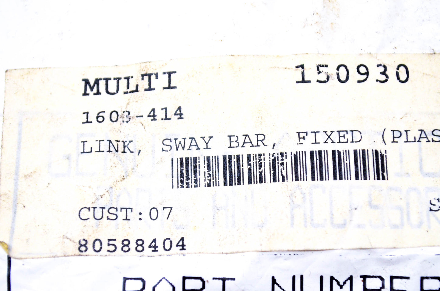 New OEM Arctic Cat 1603-414 Sway Bar Link NOS