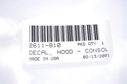 New OEM Arctic Cat 2611-810 Hood Console Decal NOS