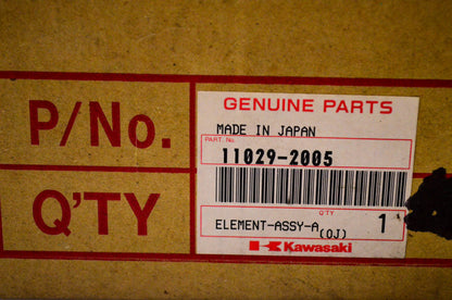 New OEM Kawasaki 11029-2005 Air Filter Element Assy NOS