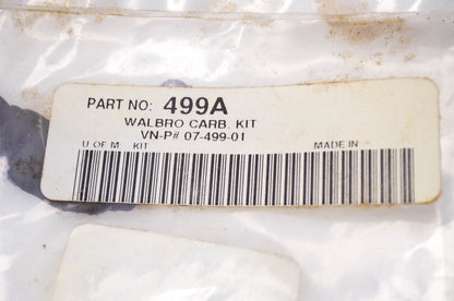 Walbro 499A Carburetor Repair Kit NOS