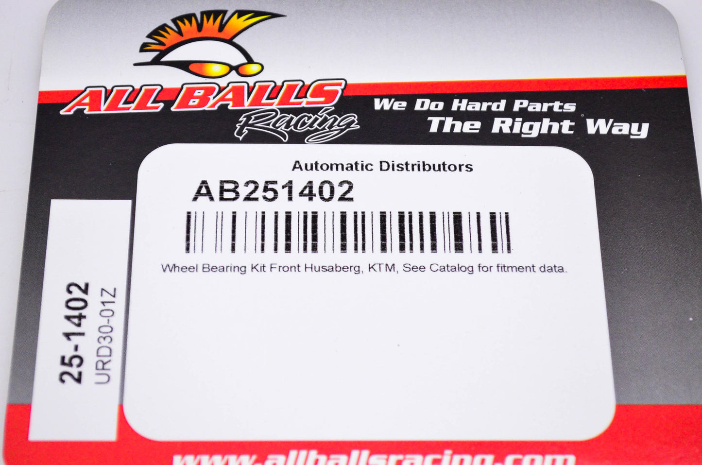 Alls Balls Racing 25-1402, AB251402 Wheel Bearing and Seal Kit NOS