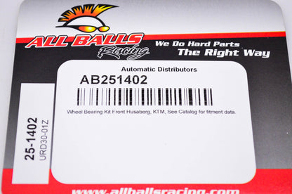 Alls Balls Racing 25-1402, AB251402 Wheel Bearing and Seal Kit NOS
