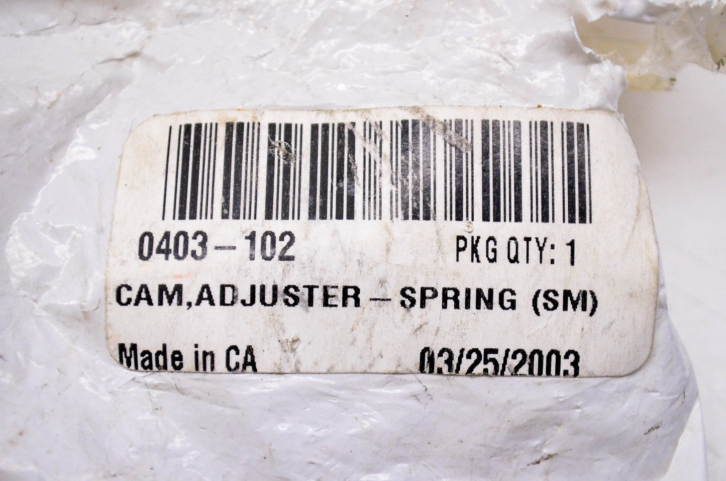 New OEM Arctic Cat 0403-102 Spring Adjuster Cam NOS