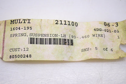 New OEM Arctic Cat 1604-195 Left Hand Suspension Spring NOS