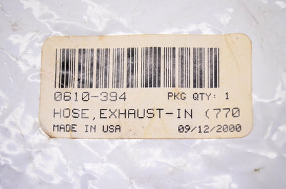 New OEM Arctic Cat 0610-394 Exhaust In Hose 770 NOS